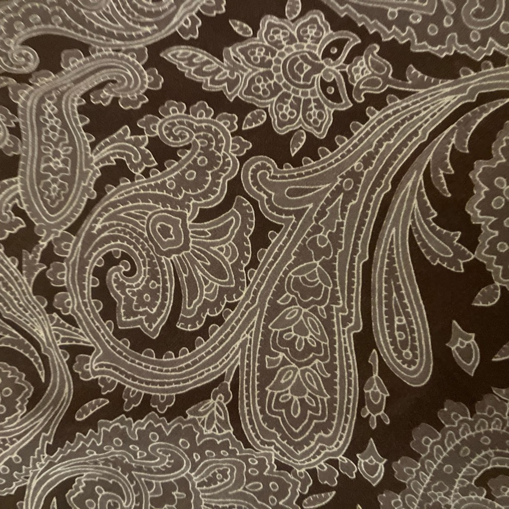 Vintage Express Paisley Brown Skirt - Picture 2 of 8
